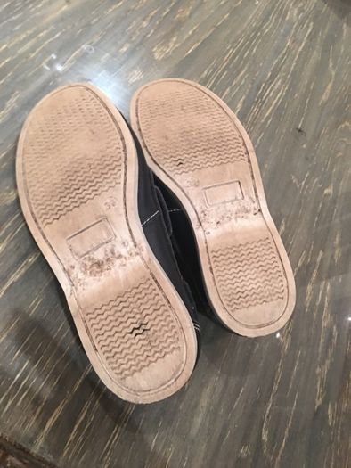Cripps Footwear navy leather school shoes size 1 ( uk)