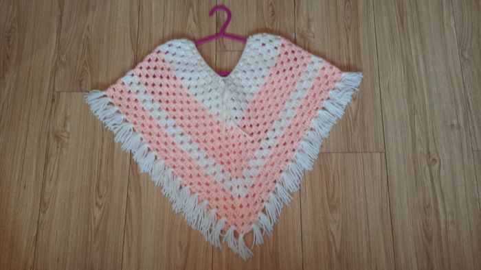 Handmade ponchos age 4-5 years REDUCED PRICE