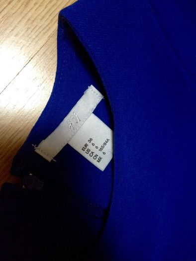 Beautiful H & M dress in royal blue color