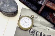 Late 1800s Silver Swiss Made Antique Pocket Watch