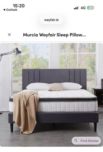 Murcia Wayfair Sleep Pillow Top Pocket Sprung Mattress