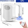 Toilet Light Inside Toilet 16 Colors, Changing Waterproof Automatic Motion Sensor Lights Smart Gadgets Bathroom Novelty Item Illuminate Toilets Bowl Light Fun Gifts for Women's Father's Day Birthdays Image 2