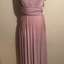 Multi-way long pink dress Image 2