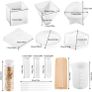 Resin Moulds Silicone, 21Pcs DIY Epoxy Resin Moulds Kit, Resin Kits for Beginners Making Jewelry/Candle/Soap, Include Coaster, Ashtray, Cube, Pyramid, Spherical, Pendant Mold (FREE POSTAGE) Image 2