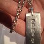 Sterling Silver Ingot Pendant Set(42 grams) Image 10