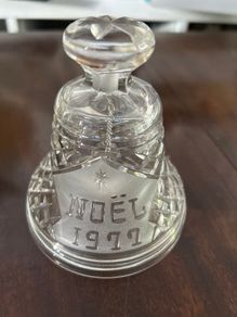 Vintage Waterford Crystal NOEL 1977 bell