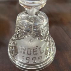 Vintage Waterford Crystal NOEL 1977 bell