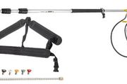 BRAND NEW 18ft Telescoping Pressure Washer Wand 4000psi with Strap Belt 3/8" Quick Connector Extension Pole for Power Washer Spray