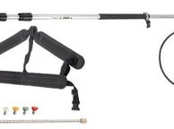 main image for ad BRAND NEW 18ft Telescoping Pressure Washer Wand 4000psi with Strap Belt 3/8" Quick Connector Extension Pole for Power Washer Spray