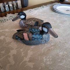 Hand Painted -Wooden Ducks.