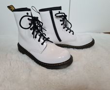 White Doc Martens boots
