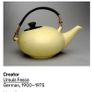 Vintage Design Teapot Ursula Fesca Museum Piece Image 3