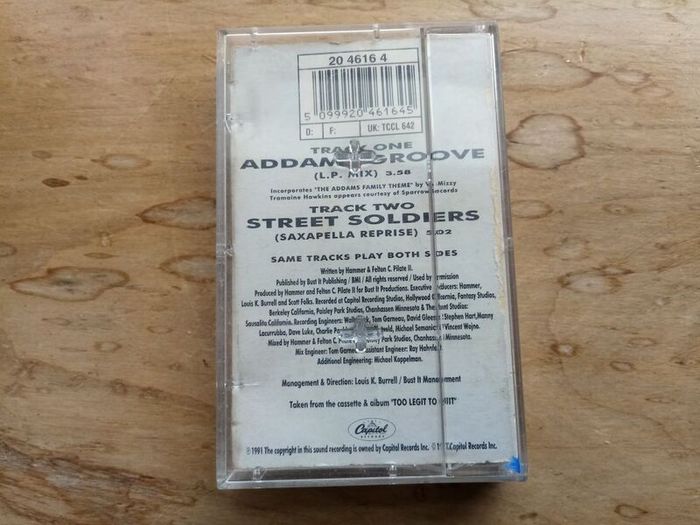 Hammer Addams Groove Cassette Tape