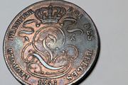 Belgium 5 Cent 1856