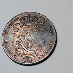 Belgium 5 Cent 1856