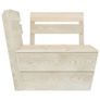 Garden 2-Seater Pallet Sofa Impregnated Spruce Wood Image 4