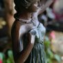 Vintage Lady  Figurine on Domed Base 18" height Image 7
