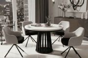 Tovo Extendable Round Dining Table up 180