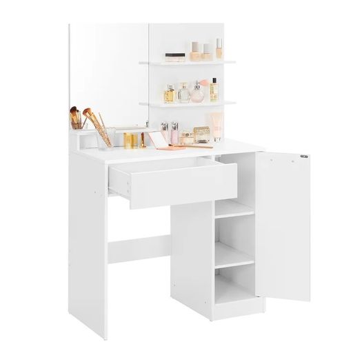 White Dressing Table with Mirror (FREE POSTAGE)