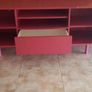 Mostrop Ikea TV stand unit cabinet vtg Pink Rose glass shine unit ps Image 2
