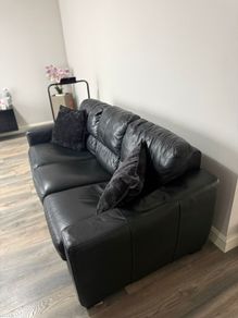 leather sofa