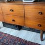 Mid Century 6 Draw Low Chest of Drawers Image 4