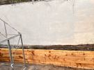 Timber sleeper retaining wall / Raise sleeper planter Image 4