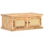 Coffee Table 90x50x35 cm Solid Mango Wood and Natural Cane Image 5