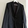M&S black formal suit set small Image 2