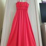 Cos Red Dress Size Uk 14 Image 3