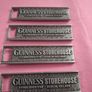 4 X Guinness Metal Bottle Openers  Dublin Ireland  Beer Image 2