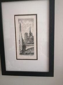 Ethching Aime Edmond Dallemagne Notre Dame Paris
