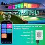 FREE EXPRESS SHIPPING  LED Strip Lights 30m (2 Rolls of 15m) Ultra-Long Music Sync, App Control with Remote, RGB Tape for Bedroom Image 5