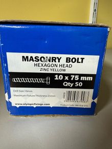 Masonary Bolts Box of 50