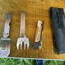 ROXON MBT3 6 in 1 Multifunctional Detachable Folding BBQ Tool Set for Backyard Grilling, BBQ and Camping Image 3