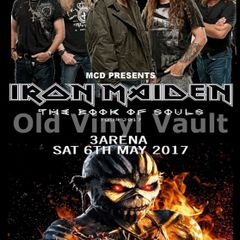 Iron Maiden Concert Poster 3 Arena Dublin 6th May 2017 A3 Size Repro