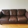 Leather couches w/sofabed - Excellent comfort!! Image 4