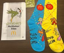The Grinch McDonald s Socks