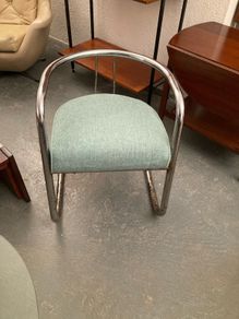 1970s Tubular Steel Chair - Warehouse and Showroom Open  Saturday 10th October 12 til 4pm  Eircode R95T227