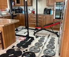 Finest Gym Weightlifting Set Up On Adverts, Fully Integrated Upper And Lower Cable System, Power Squat Rack, Olympic Weights And Bar, Dumbbells, Bench, Chin Up And More!!!