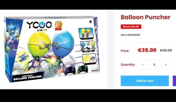 Robot Toy Balloon Poucher