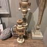 2 wooden rustic drummers . Image 9