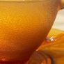 Amber glass espresso cups Image 3