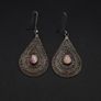 925 Sterling Silver Vintage Ametrine Earrings Image 10