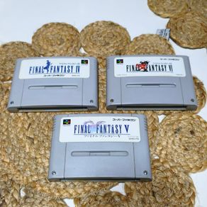 Final Fantasy Set Nintendo Super Famicom.