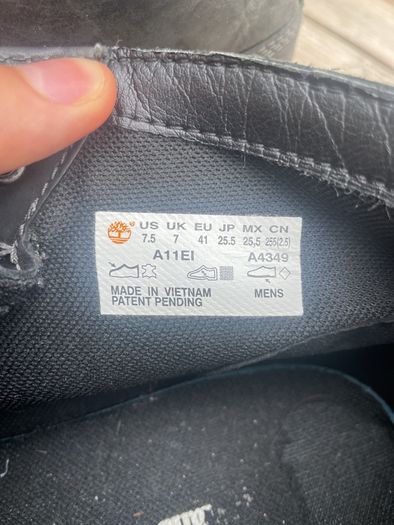Black Timberland Walking Boots
