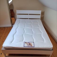 ikea skorla double bed and homelee elite double mattress
