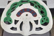 Vintage Pierce Cast Iron Tractor Seat