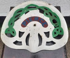 Vintage Pierce Cast Iron Tractor Seat