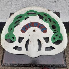 Vintage Pierce Cast Iron Tractor Seat